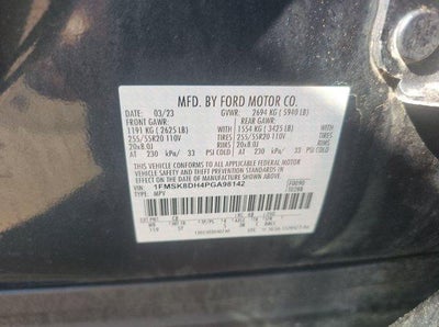 2023 Ford Explorer XLT 4WD