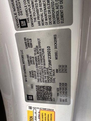 2021 Chevrolet Silverado 2500 HD Regular Cab Long Box 4-Wheel Drive Work Truck