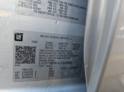 2020 Chevrolet Silverado 1500 Crew Cab Short Box 4-Wheel Drive Custom