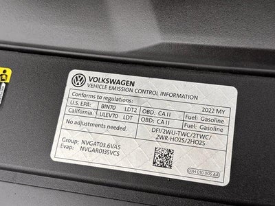 2022 Volkswagen Atlas 3.6L V6 SE w/Technology 4MOTION