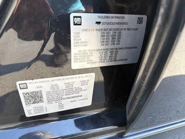 2022 GMC Sierra 1500 Crew Cab Short Box 4-Wheel Drive Elevation 3SB