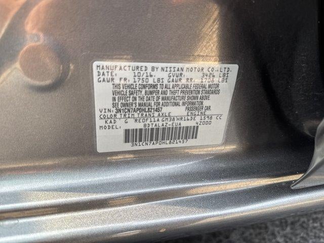 2017 Nissan Versa Sedan S Plus CVT