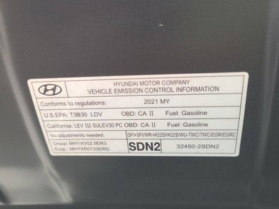 2021 Hyundai SONATA SEL 2.5L