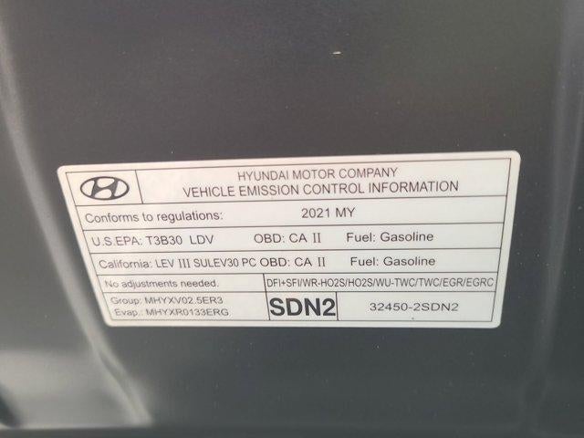 2021 Hyundai SONATA SEL 2.5L