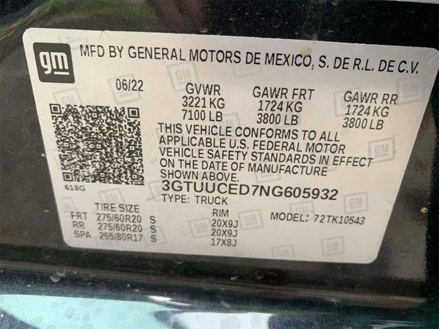 2022 GMC Sierra 1500 Crew Cab Short Box 4-Wheel Drive Elevation 3SB