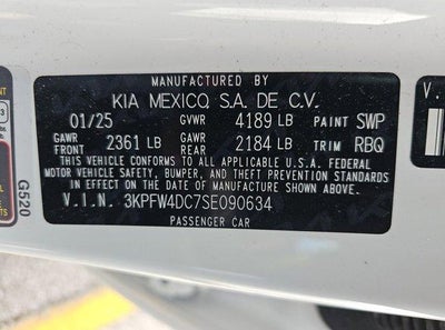 2025 Kia K4 GT-Line Turbo FWD