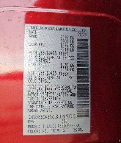 2024 Nissan Pathfinder SL 2WD