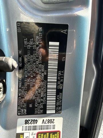 2013 Toyota Sienna 5dr 7-Pass Van V6 Ltd FWD (Natl)