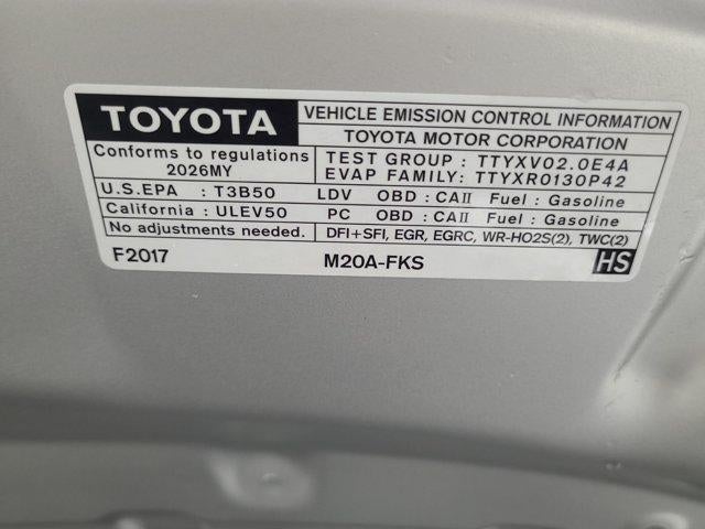 2026 Toyota Corolla LE CVT (Natl)