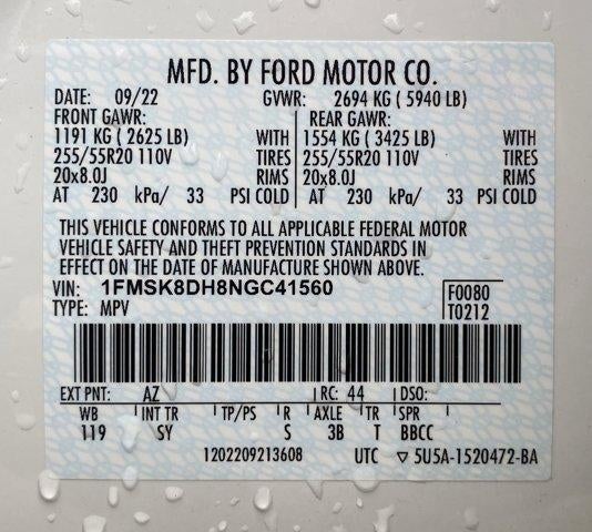 2022 Ford Explorer XLT 4WD