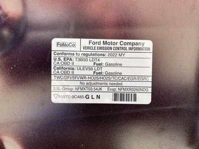 2022 Ford F-150 XLT 4WD SuperCrew 5.5' Box