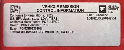 2023 Chevrolet Camaro 2dr Coupe 1LT