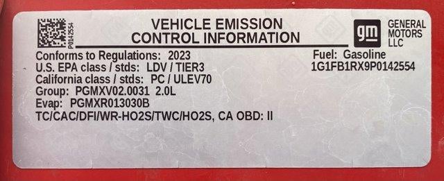 2023 Chevrolet Camaro 2dr Coupe 1LT