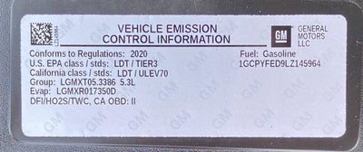 2020 Chevrolet Silverado 1500 Crew Cab Short Box 4-Wheel Drive LT Trail Boss