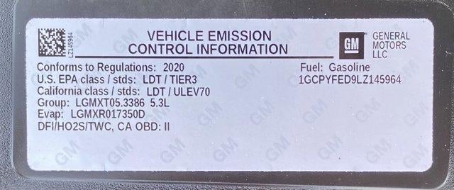 2020 Chevrolet Silverado 1500 Crew Cab Short Box 4-Wheel Drive LT Trail Boss