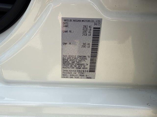 2025 Nissan Altima SV FWD