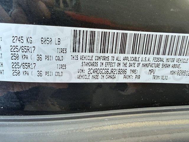 2018 Dodge Grand Caravan SXT Wagon