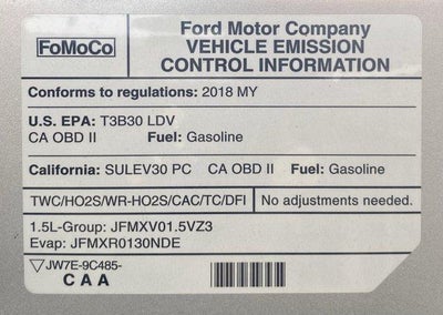 2018 Ford Fusion SE FWD