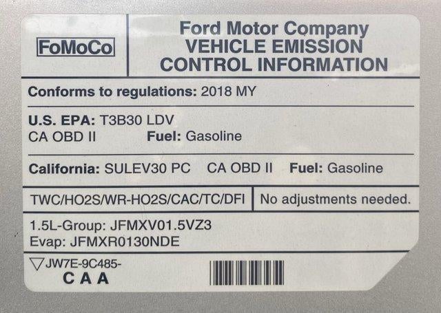 2018 Ford Fusion SE FWD