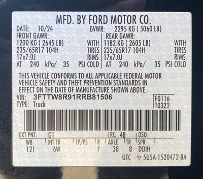 2024 Ford Maverick LARIAT Advanced AWD SuperCrew