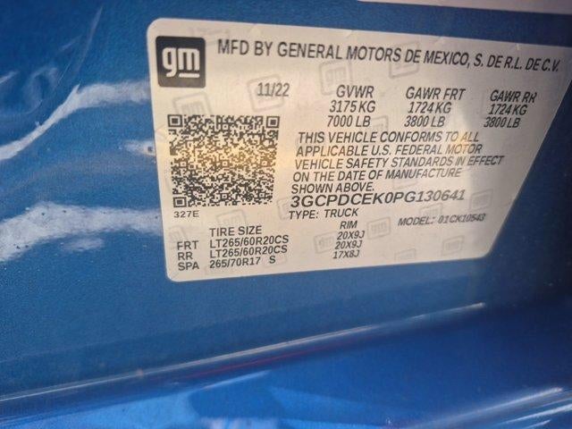 2023 Chevrolet Silverado 1500 Crew Cab Short Box 4-Wheel Drive Custom Trail Boss