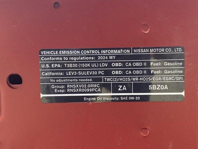 2024 Nissan Sentra SV CVT