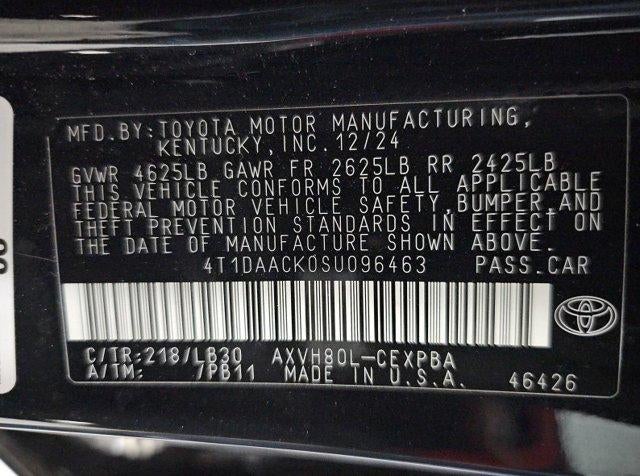 2025 Toyota Camry LE (Natl)