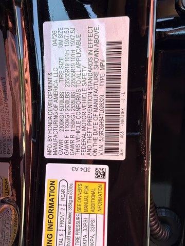 2026 Honda CR-V Hybrid Sport Touring AWD