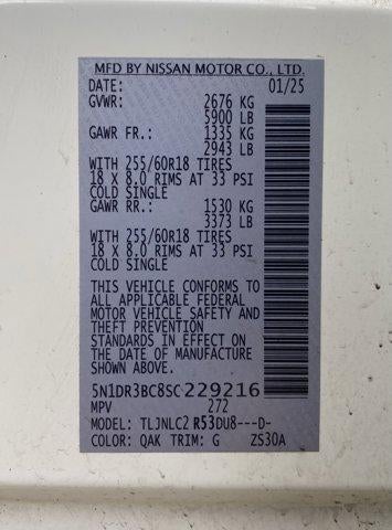 2025 Nissan Pathfinder SV 4WD