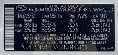 2022 Hyundai SANTA FE Limited AWD