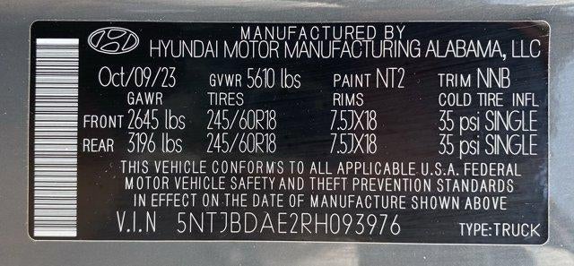 2024 Hyundai SANTA CRUZ SEL AWD