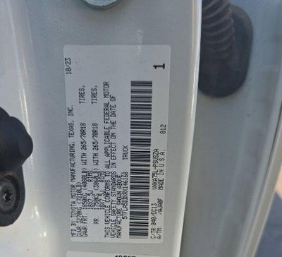 2024 Toyota Tundra 4WD 4WD SR5 CrewMax 5.5' Bed (Natl)