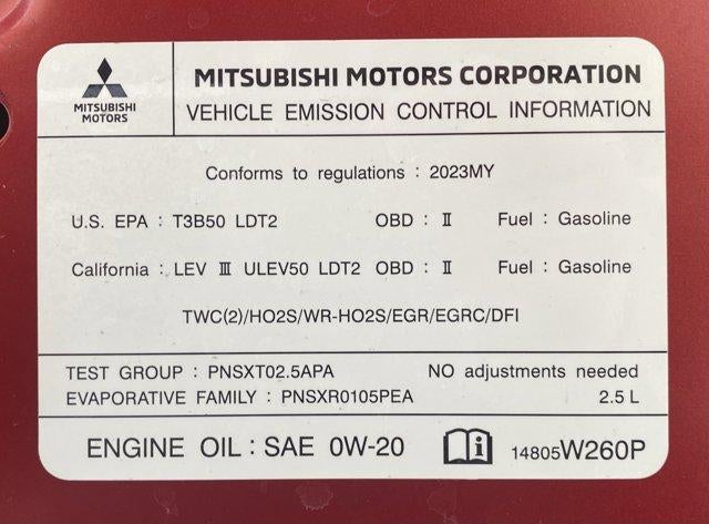 2023 Mitsubishi Outlander SEL S-AWC